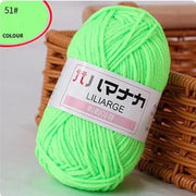 25g/pc Milk Cotton Yarn Soft Warm Lanas for Hand Knitting and Crochet