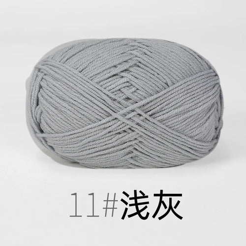 50g Milk Cotton Yarn Knitting Wool for Hand Knitting Crochet Yarn Baby