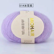 25g Mohair Yarn Extra Soft Warm Baby Wool Crochet Yarn for Hand