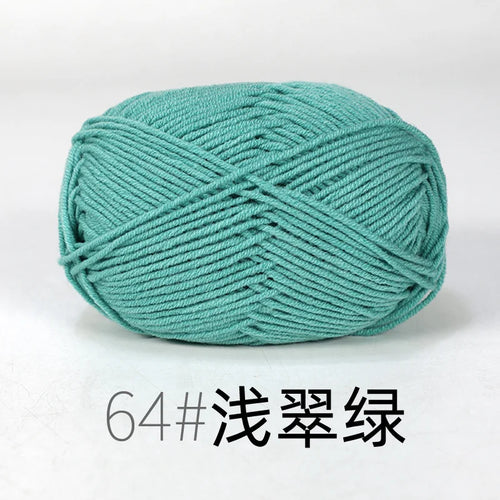 50g Milk Cotton Yarn Knitting Wool for Hand Knitting Crochet Yarn Baby