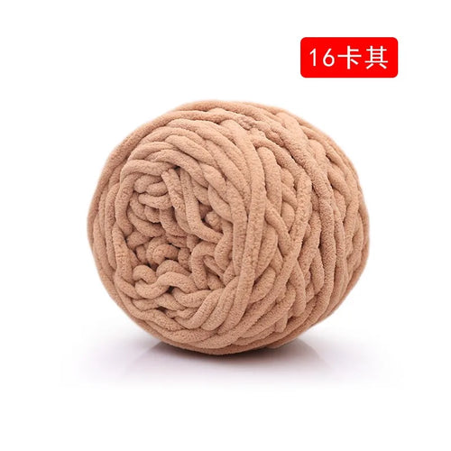 1pc 100% Polyester Finger Loops Yarn Hand-woven Thick Wool For DIY