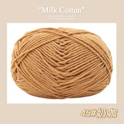 50g/Pc Milk Cotton Soft Warm Yarn Knitting Yarn for Hand Knitting Baby