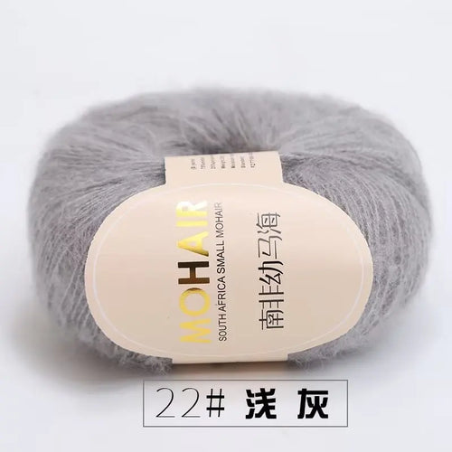 25g Mohair Yarn Extra Soft Warm Baby Wool Crochet Yarn for Hand