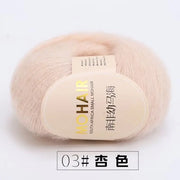 25g Mohair Yarn Extra Soft Warm Baby Wool Crochet Yarn for Hand