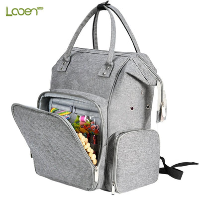 Crochet Yarn Backpack Knitting Bags Storage Organizer Supplies Sewing