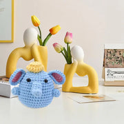 Elephant Crochet Set Adults Animal Knitting Set Elephant Crochet