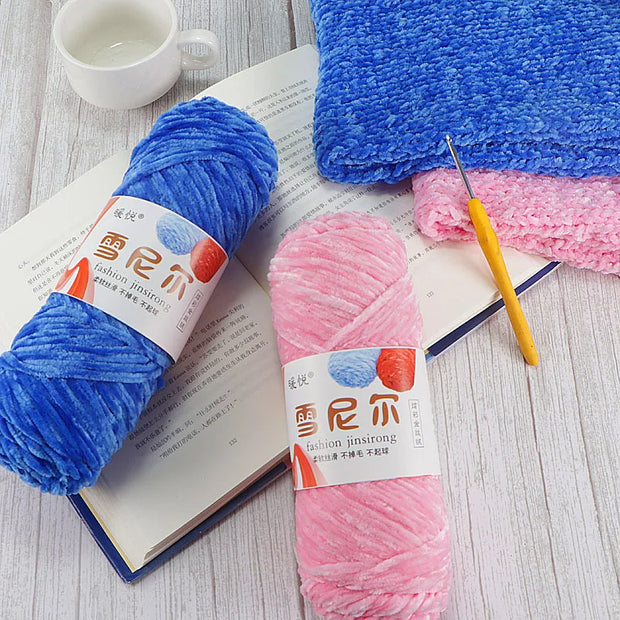 95g/Roll Chenille Yarn for DIY Crochet Chenille Wool Crochet Supplies