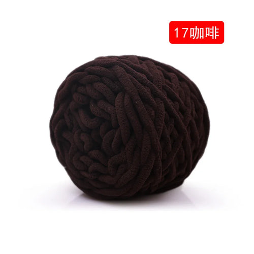 1pc 100% Polyester Finger Loops Yarn Hand-woven Thick Wool For DIY