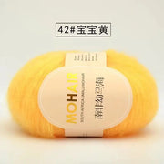 25g Mohair Yarn Extra Soft Warm Baby Wool Crochet Yarn for Hand