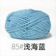 50g Milk Cotton Yarn Knitting Wool for Hand Knitting Crochet Yarn Baby