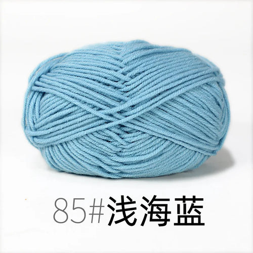 50g Milk Cotton Yarn Knitting Wool for Hand Knitting Crochet Yarn Baby