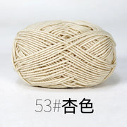 50g Milk Cotton Yarn Knitting Wool for Hand Knitting Crochet Yarn Baby