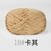 50g Milk Cotton Yarn Knitting Wool for Hand Knitting Crochet Yarn Baby