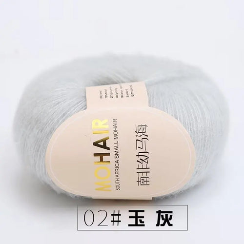 25g Mohair Yarn Extra Soft Warm Baby Wool Crochet Yarn for Hand