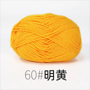 50g Milk Cotton Yarn Knitting Wool for Hand Knitting Crochet Yarn Baby