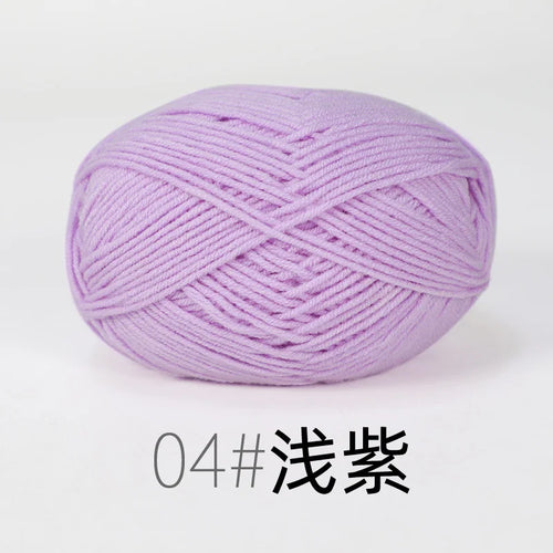 50g Milk Cotton Yarn Knitting Wool for Hand Knitting Crochet Yarn Baby