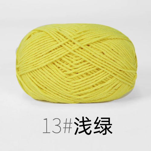 50g Milk Cotton Yarn Knitting Wool for Hand Knitting Crochet Yarn Baby