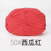 50g Milk Cotton Yarn Knitting Wool for Hand Knitting Crochet Yarn Baby