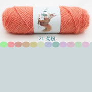 Soft Long Squirrel Cashmere Yarn Fine Worsted Hand Knitting Yarn 75g