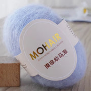 25g/Roll Mohair Yarn Extra Soft Warm Baby Wool Crochet Yarn For Hand