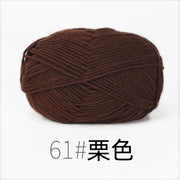 50g Milk Cotton Yarn Knitting Wool for Hand Knitting Crochet Yarn Baby