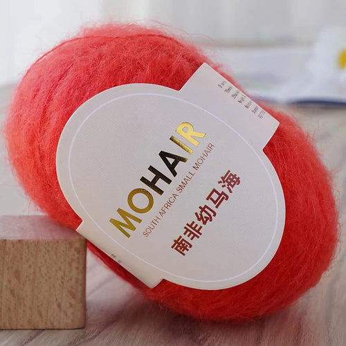 25g/Roll Mohair Yarn Extra Soft Warm Baby Wool Crochet Yarn For Hand