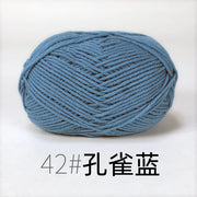 50g Milk Cotton Yarn Knitting Wool for Hand Knitting Crochet Yarn Baby