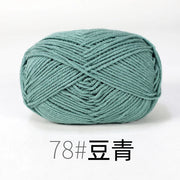 50g Milk Cotton Yarn Knitting Wool for Hand Knitting Crochet Yarn Baby