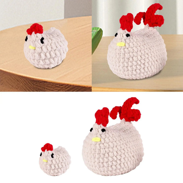 Crochet Kits for Beginners Cute Hen Chicken Crocheting Set Crochet DIY