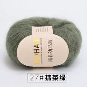 25g Mohair Yarn Extra Soft Warm Baby Wool Crochet Yarn for Hand