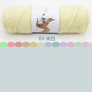 Soft Long Squirrel Cashmere Yarn Fine Worsted Hand Knitting Yarn 75g