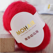 25g/Roll Mohair Yarn Extra Soft Warm Baby Wool Crochet Yarn For Hand