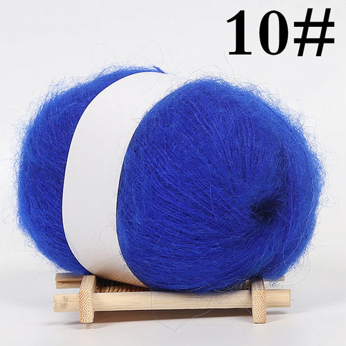 1PC Mohair Cashmere Knitting Yarn Fluffy Knitted Wool Crochet Yarns