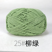 50g Milk Cotton Yarn Knitting Wool for Hand Knitting Crochet Yarn Baby