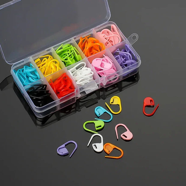 1set Knitting Crochet Locking Stitch Markers DIY Plastic Safety Pins