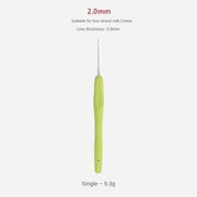 Crochet Hook 2-10mm Aluminum Crochet Needles With Colorful Soft Rubber