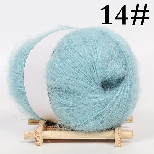 1PC Mohair Cashmere Knitting Yarn Fluffy Knitted Wool Crochet Yarns