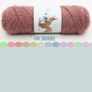 Soft Long Squirrel Cashmere Yarn Fine Worsted Hand Knitting Yarn 75g