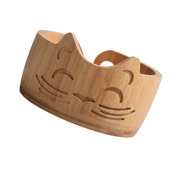 Yarn Bowl Holder 17x10cm Cats for Knitting Crocheting Efficient