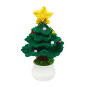 Diy Holiday Decor Kit Handmade Crochet Christmas Tree Ornaments for