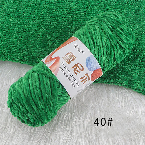 95g/Roll Chenille Yarn for DIY Crochet Chenille Wool Crochet Supplies