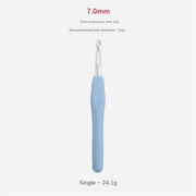 Crochet Hook 2.0mm Aluminum Crochet Needles With Colorful Soft Rubber