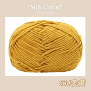 50g/Pc Milk Cotton Soft Warm Yarn Knitting Yarn for Hand Knitting Baby