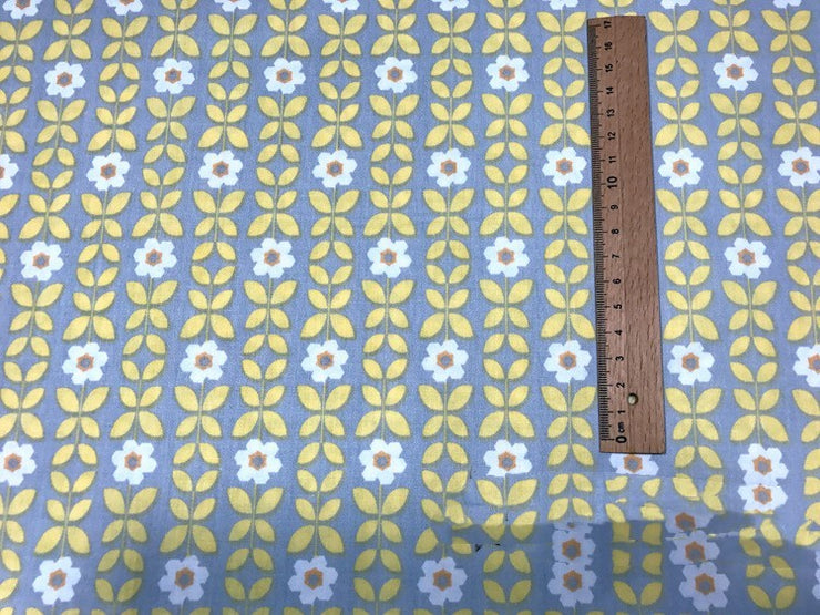 Sun Flower Cotton Cloth Printed Bed Fabric Cotton Fabric