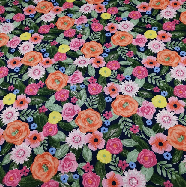 Cotton Twill Print Hand Quilting Fabric